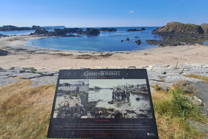 THE IRON ISLANDS 
Ballintoy harbour 